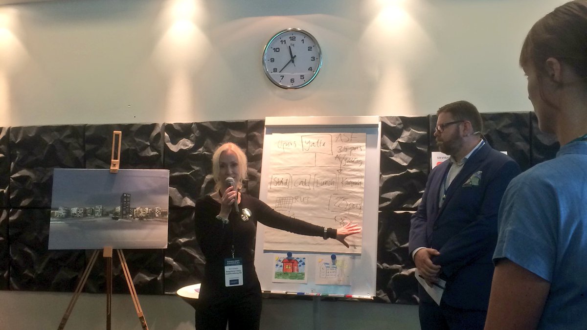 Med ett Old school blädderblock visar Byggvesta hur en modern fastighetsägare jobbar m social #hållbarhet #urbpol #stadsutveckling