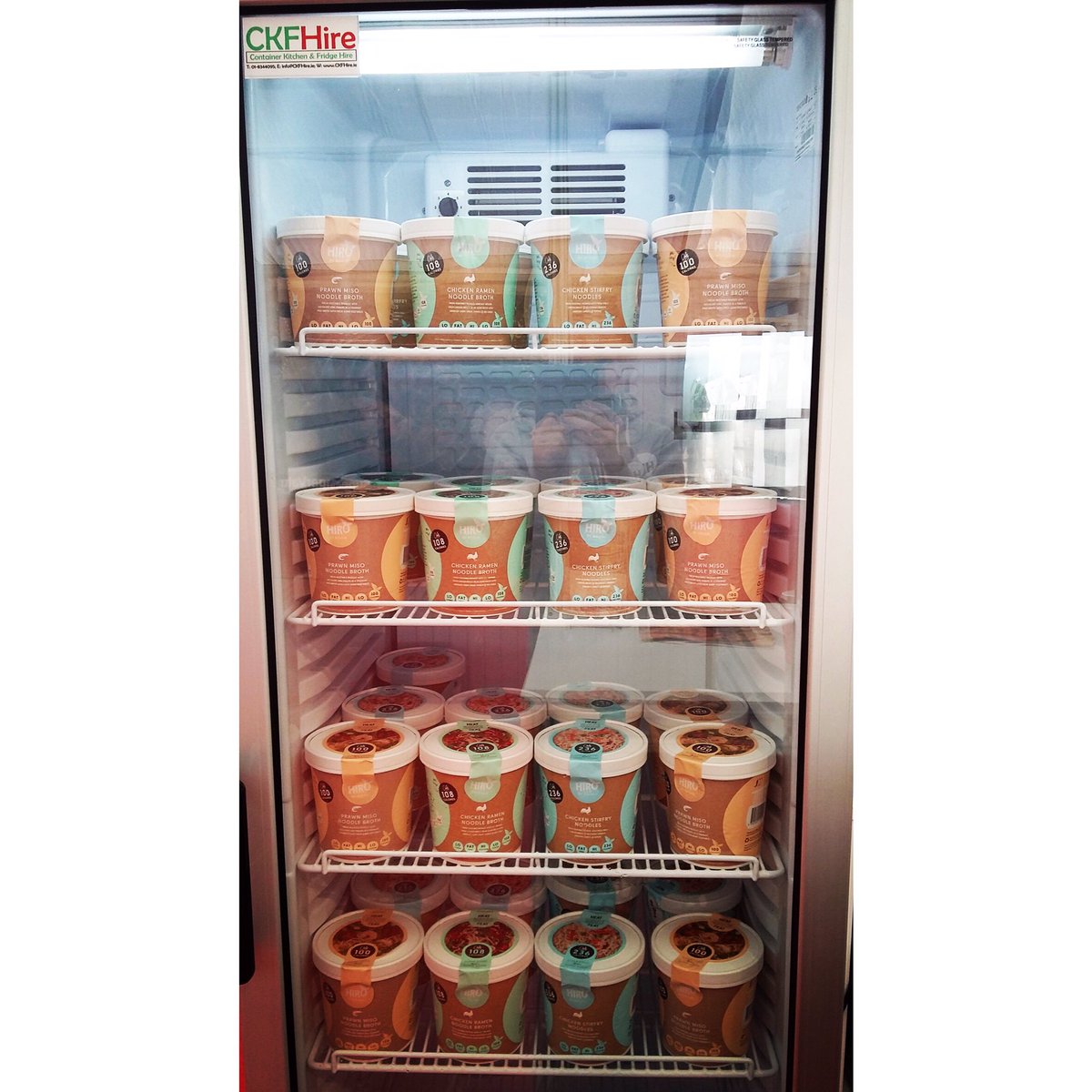 Restocked and ready for day 3! Come and have a healthy lunch at HIRO! #foodacademy #supervalu #farming #ploughingchampionships #hiro