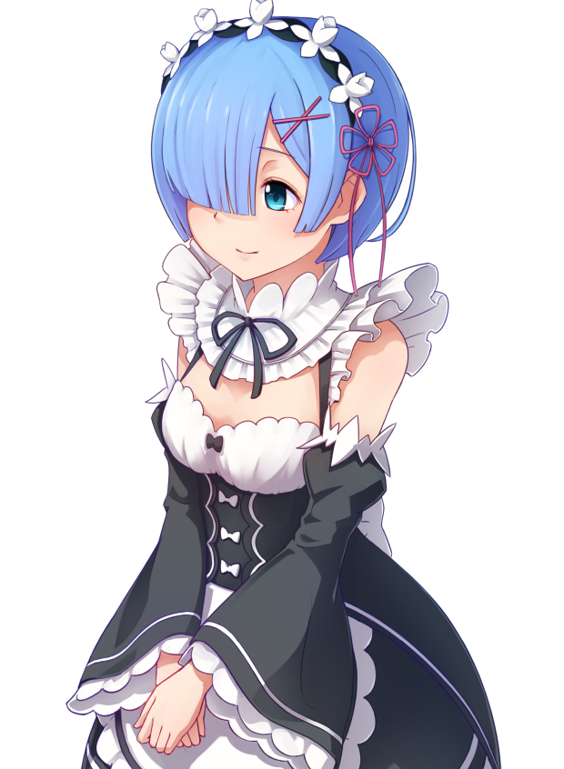 レム(リゼロ) 「レムちゃん描きました!アニメで観ていてとても好きなキャラクターなので、描いていて」|多田ライラのイラスト