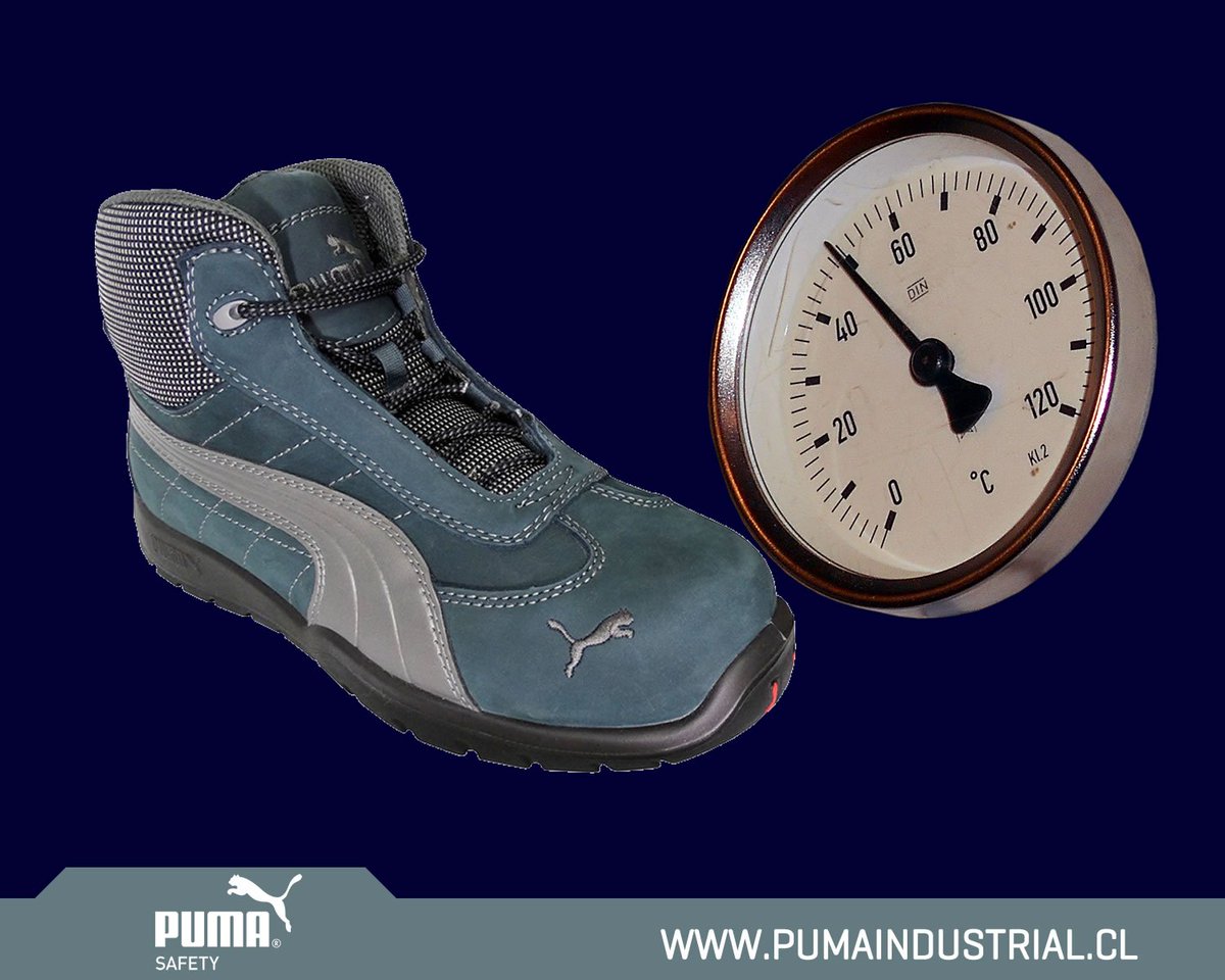 Puma_Industrial's tweet photo. Nuestros zapatos están preparados para resistir hasta 300°C de temperatura https://t.co/ABZf0cuJxF