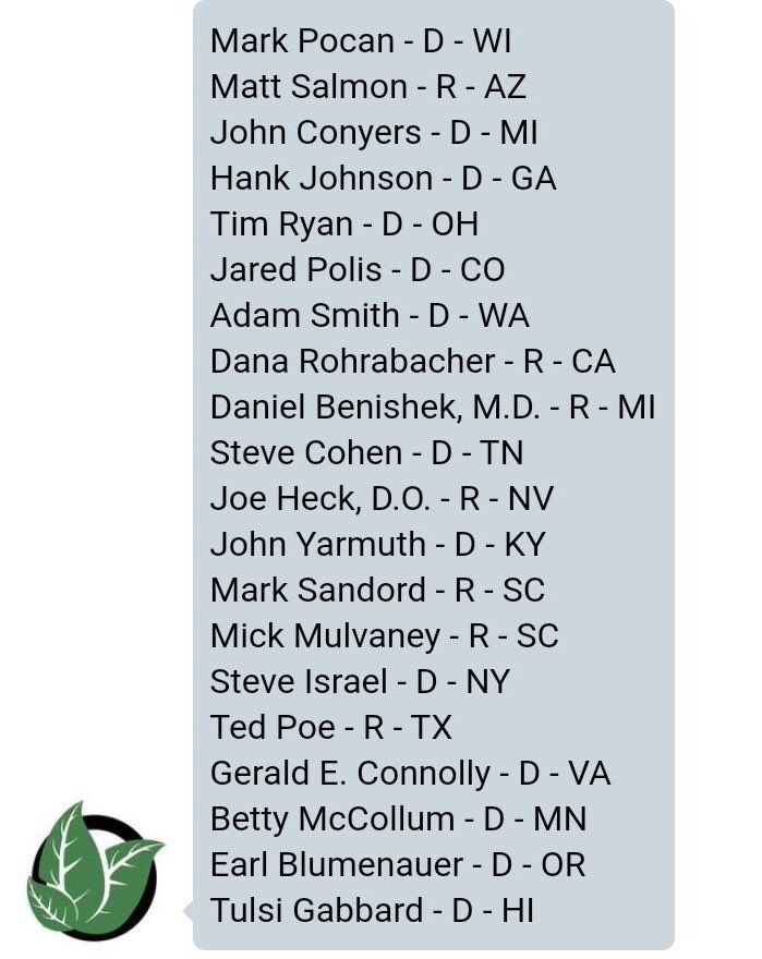 MeganLizette's tweet photo. .@ScottPetersSD Sign the Pocan-Salmon dear colleague letter today. These members have signed. We need your support urgently! #IamKratom https://t.co/IAWNSqQklf