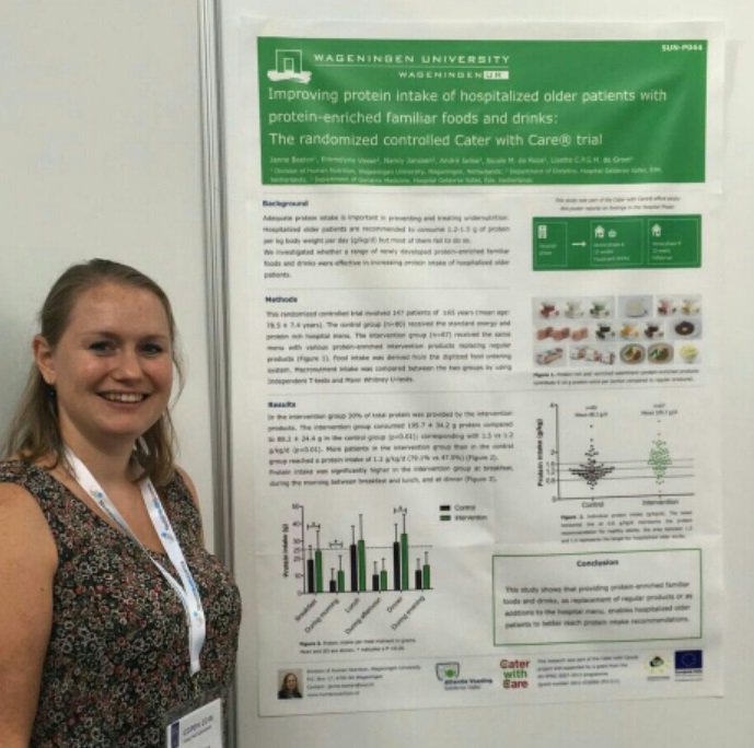 voedingindezorg's tweet photo. Eiwitinname bij ouderen - @Eat2Move en Cater with Care presenteerden onderzoek op #ESPEN2016 https://t.co/lRphBQiqKe https://t.co/69jtEhMtVI