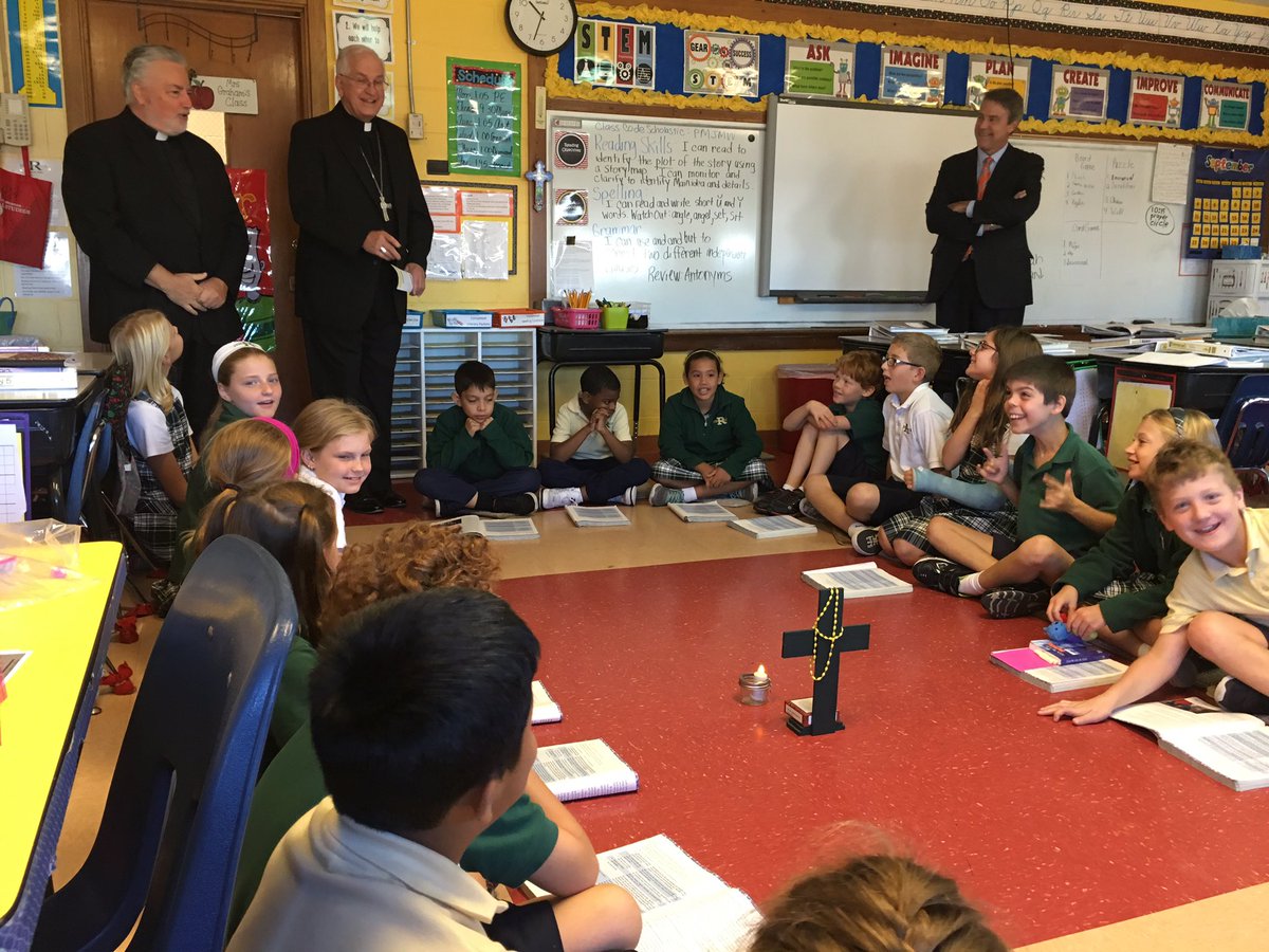 ArchbishopKurtz's tweet photo. What great energy &amp; faith at St Rita Catholic School- growing in numbers and grace!!! https://t.co/MkdjrK0kM4