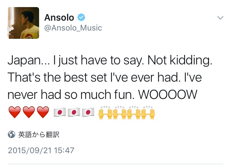 <a href="/AnselElgort/">Ansel</a> <a href="/Ansolo_Music/">Ansolo</a> One year ago!!! We miss the show 🙌🏻🙌🏻🙌🏻❤️