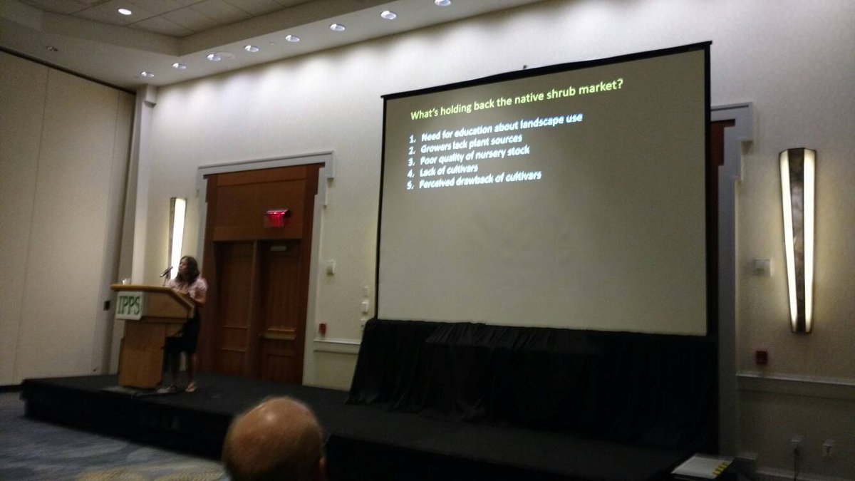 OrnamentalBreed's tweet photo. Jessica Lubell's 5 factors holding back the native plant market. #IPPS https://t.co/5cO6AAirHy