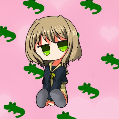 江須沢ちゃりさんがTwitterに投稿した鰐淵エモコ(ゾンビランドサガ)のイラスト。