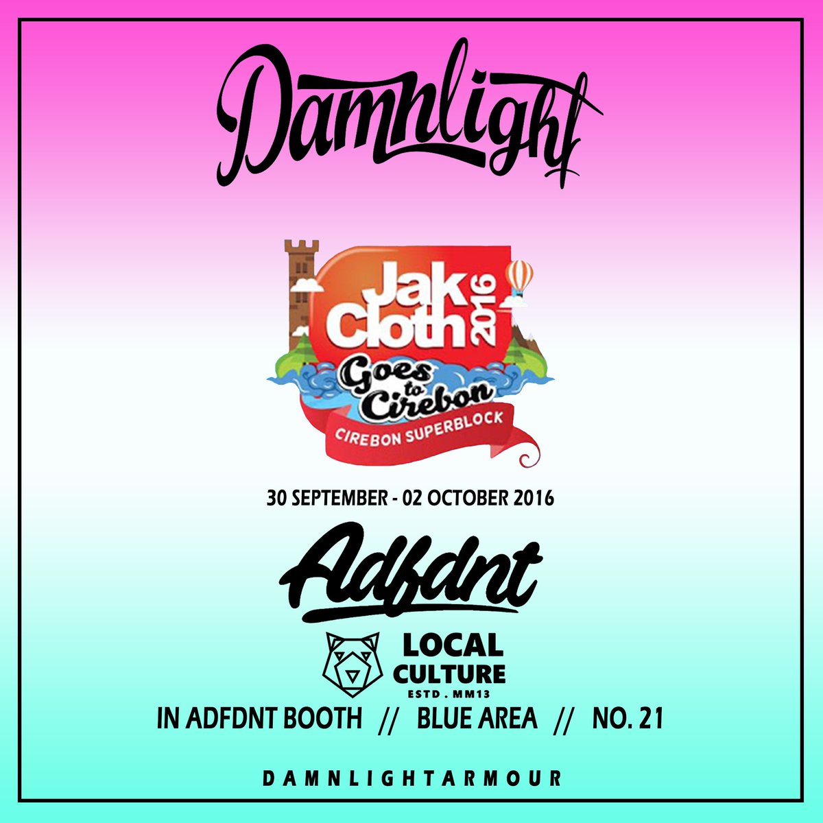 damnlightarmour (@damnlightkng) on Twitter photo Are you ready?
#damnlight_armour
#jakcloth
#jakcloth2016
#jakclothgoestocirebon Are you ready?
#damnlight_armour
#jakcloth
#jakcloth2016
#jakclothgoestocirebon