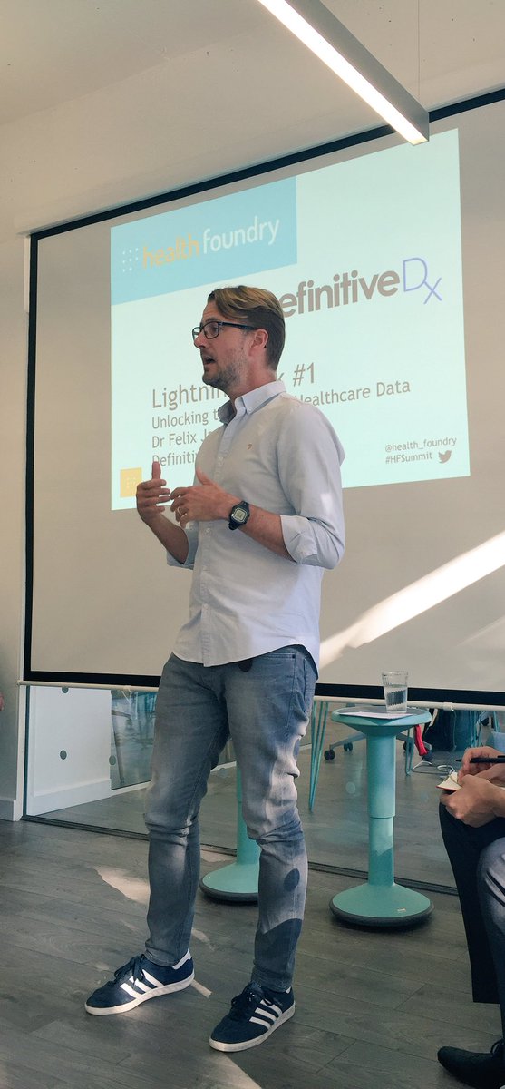 mjandison's tweet photo. @felixjackson from @DefinitiveDx taking this afternoon re unlocking the value of healthcare data @health_foundry https://t.co/NpqgLaQShd