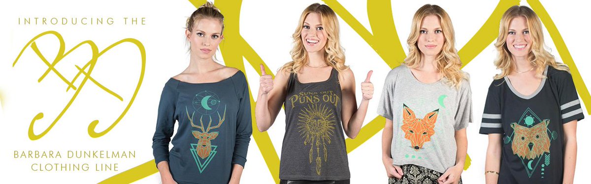 Introducing an addition to the RT Lifestyle brand: the <a href="/bdunkelman/">Barbara Dunkelman</a> clothing line! 

store.roosterteeth.com/collections/ba…