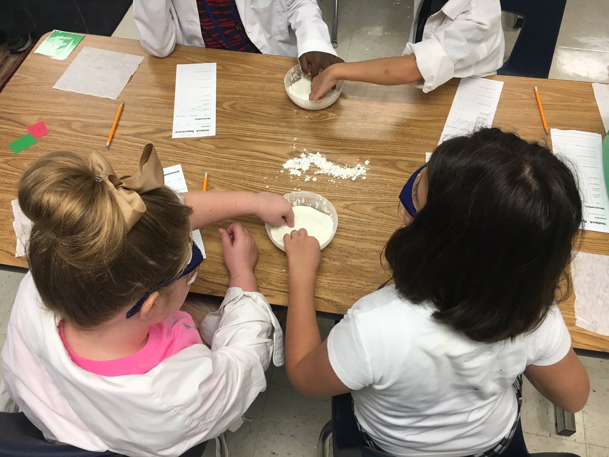 mrstrittsclass's tweet photo. Oobleck Experiment!! We had so much fun!@PaulMoussavi @WMEWildcats https://t.co/rFStly6Rd8