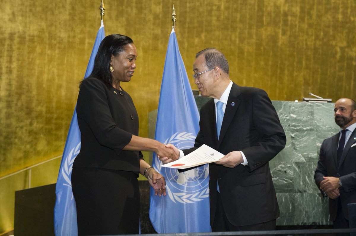 SkerritR's tweet photo. Dominica has ratified the Paris Agreement on Climate Change. Read more here: https://t.co/IWklkyETDb #UNGA71 https://t.co/64qpT7MMrD