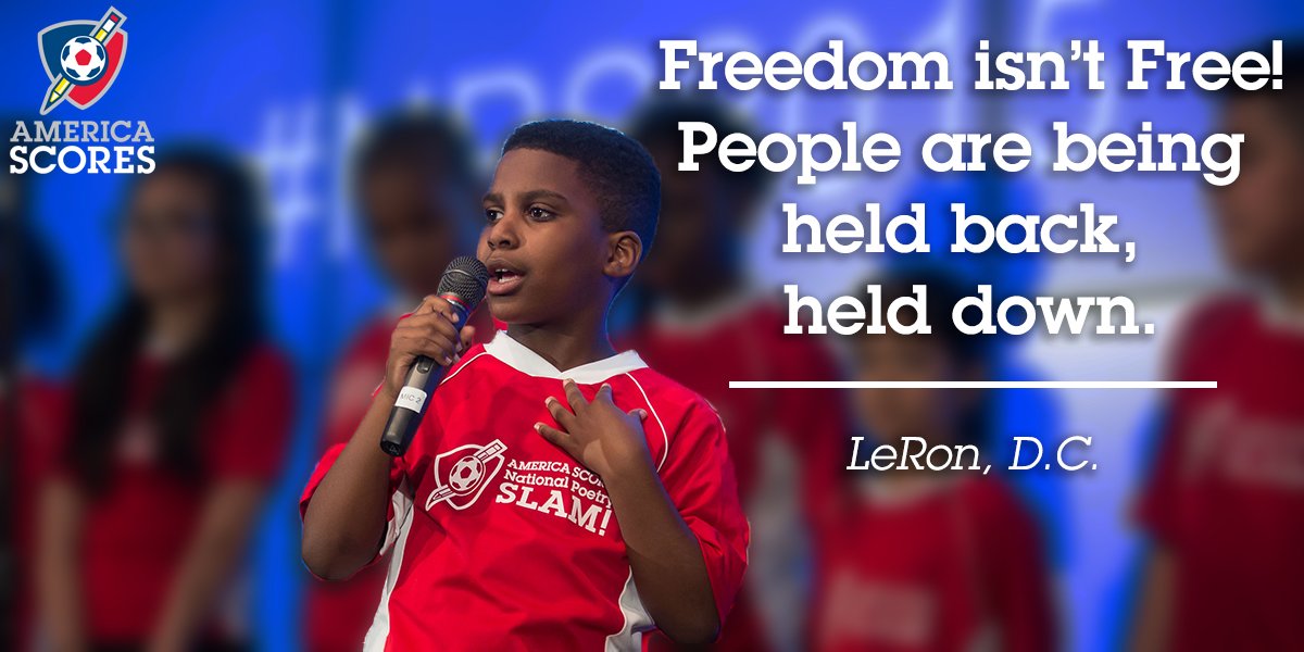 AmericaSCORES's tweet photo. Good luck to @DCSCORES & #SCORESSlam Alum Leron at tonight's @TheDCArts awards! https://t.co/cXBvW4iqSZ