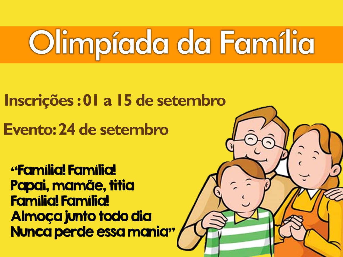 CMI_rio's tweet photo. Contamos com você e sua família!!! https://t.co/gzNIuTUQMx