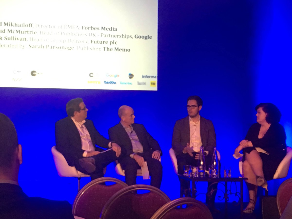 Future, Forbes and Google took to the stage today to delve into some really pertinent issues at Monetising Media #MoMe16