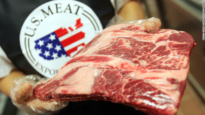 cnni's tweet photo. China lifts 13-year ban on beef imports from the United States https://t.co/EaKw6BFi5w https://t.co/MXNVeRyN2i