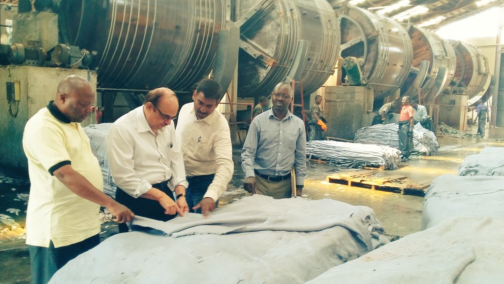 NaturindaBen's tweet photo. SITA hands-on and onsite guidance helps Ugandan Tanneries improve product quality and meet environmental standards https://t.co/AlwP2TGYrt