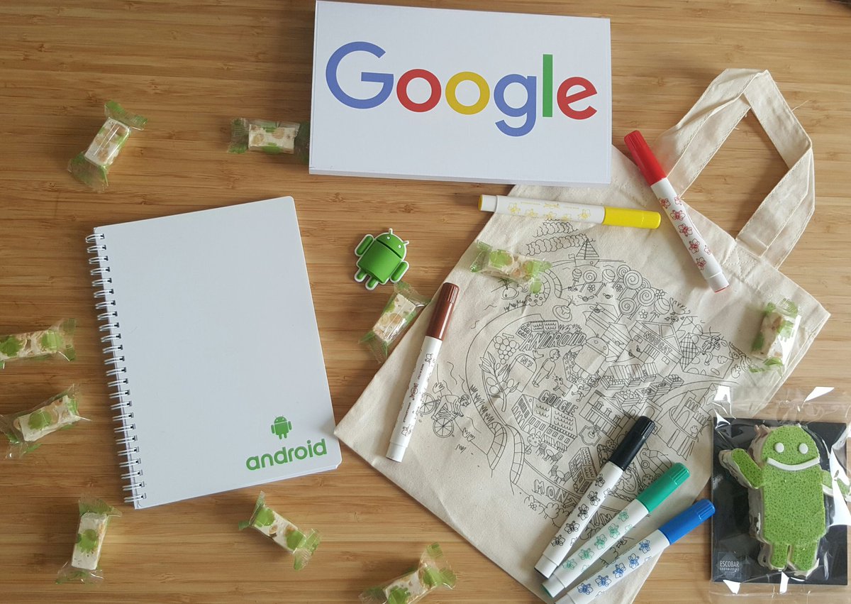 Annaelle_D's tweet photo. When a #launch is all about #fun and sweet treats! 😍✌🍬 #Google #AndroidNougat https://t.co/gJfMF4wjWt