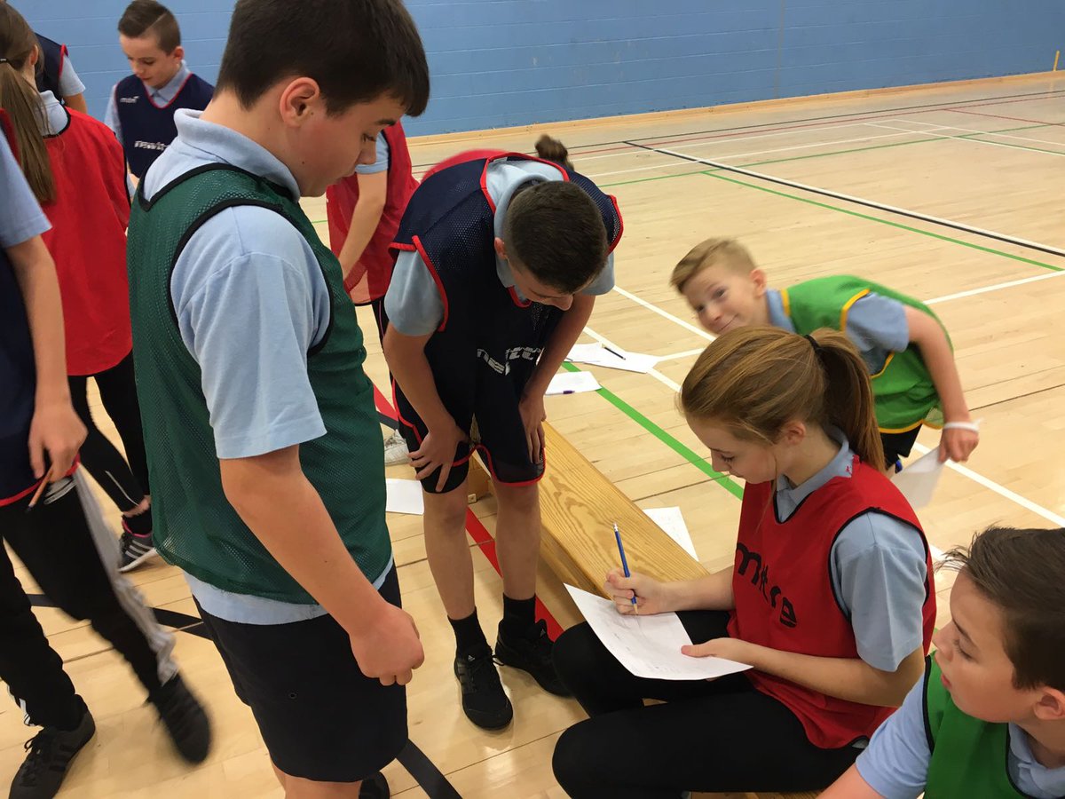 stcolumbaPEdept's tweet photo. S3 progression period national class being introduced to data collection today. #focussed #unbiasedobserver #peerassessment https://t.co/TME74ci2Ec