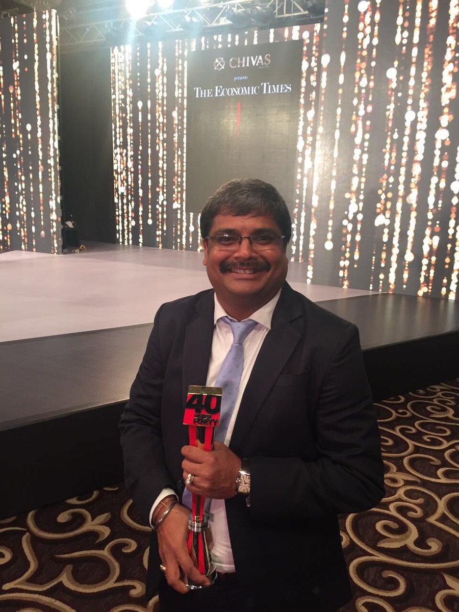 saplabsindia's tweet photo. We're proud to announce that @dilipkhandelwa is featured on #ET40under40 #SpencerStuart. A big CONGRATULATIONS! #iamSAP https://t.co/qRrySoVgk2