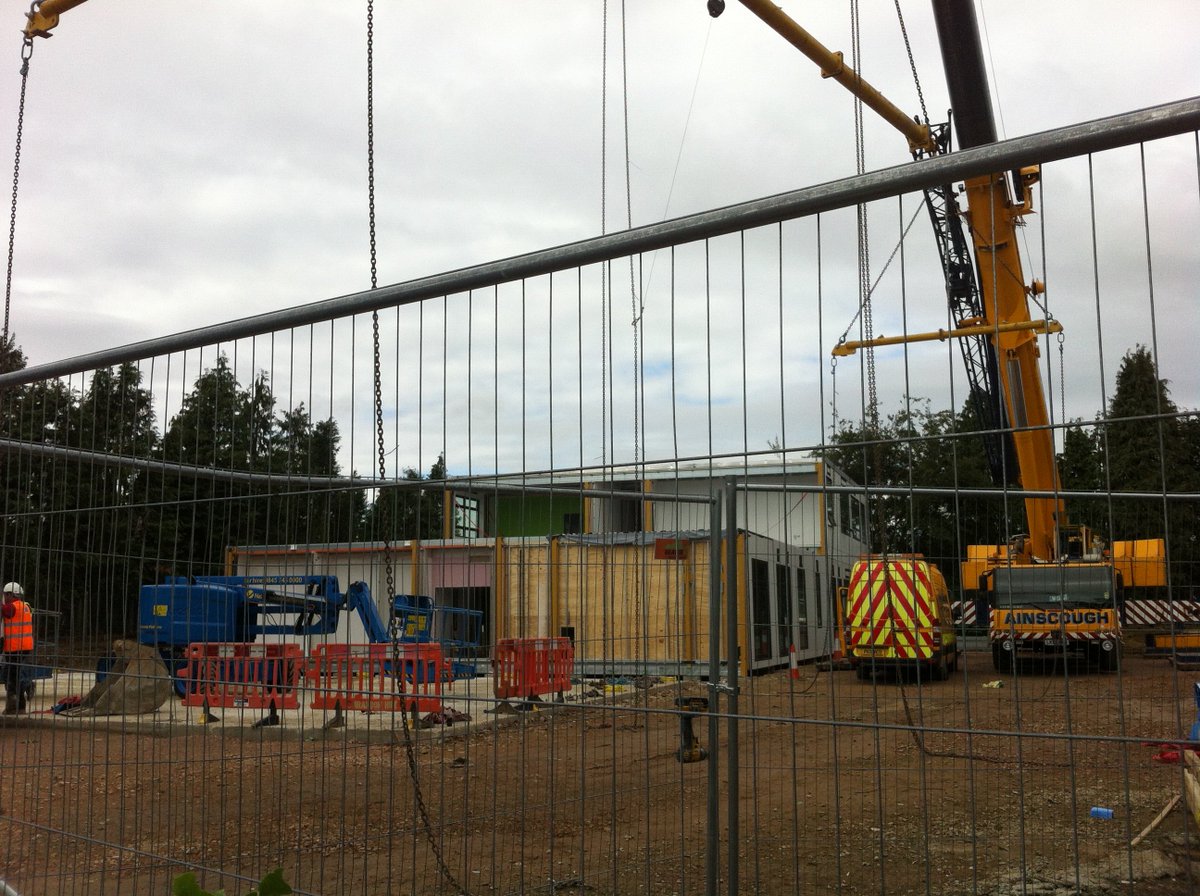 shinglemonk's tweet photo. Exciting to see modules here for our new Send CofE Primary School. #priorityschoolbuildingprogramme Made by #YORKON
https://t.co/JOqdzfPGw9 https://t.co/vBV7oO2QAp