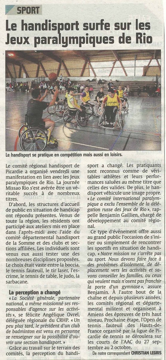 Handisport Hauts-de-France tweet media