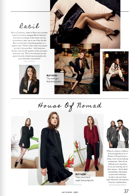 Learn how to rock a classic blazer in true #LeSMokingGirl style in this month’s issue of <a href="/SLTMiddleEast/">Sur la Terre</a>