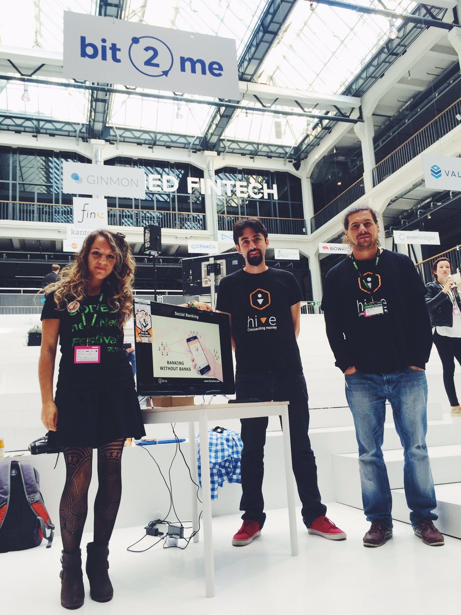 CODE_n's tweet photo. Curious about a #Bitcoin business model? Go to @Bit2MeAPP and hear about their idea! #FinTech #CODE_n #newNew #Blockchain https://t.co/tSK2NC80wr