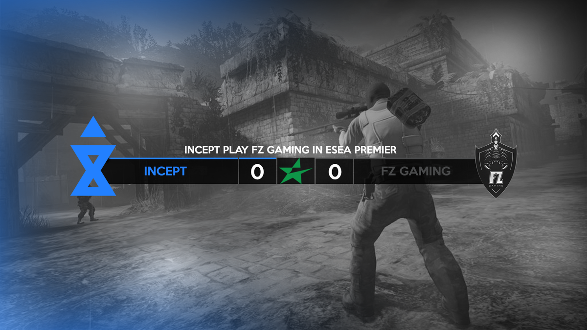 IncepteSports's tweet photo. [CSGO] We face @FZGAMINGCSGO now live over @ https://t.co/Xvzh6smwEj tune in and support #InceptCSGO in their @ESEA match #InceptHYPE https://t.co/N4Y8K583pw