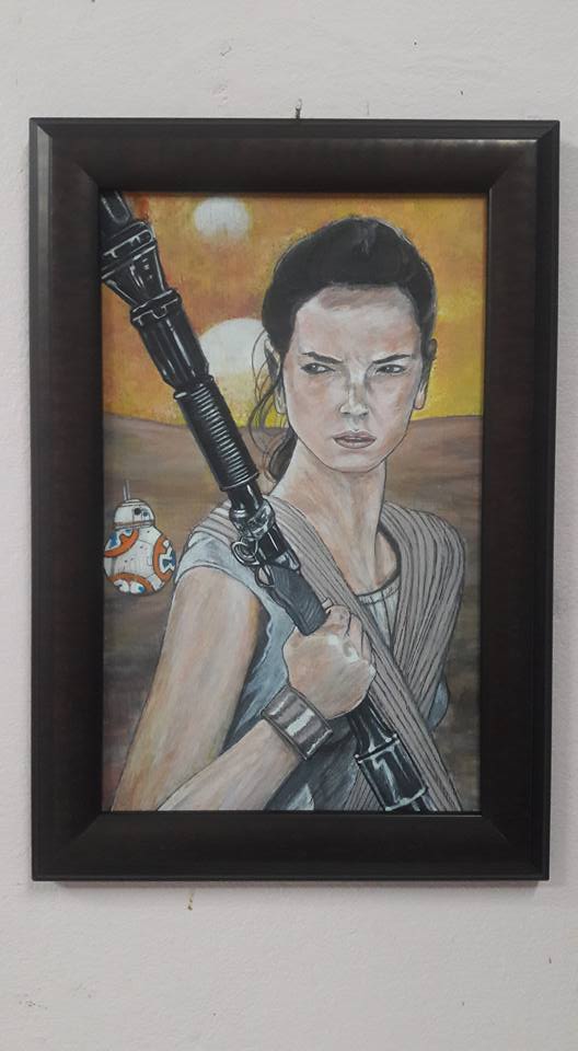 Artbybenhigbie's tweet photo. #artforsale #Rey #GeneralGrievous 2-painting set 4 sale, Msg me #starwars #StarWarsRebels #starwarsforsale #fanartforsale #affordableart https://t.co/pT9hX93YLS