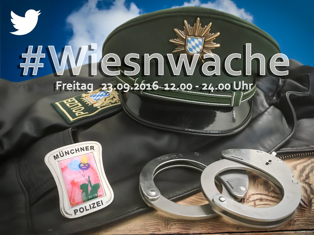 Bald ist es soweit...Morgen um 12 Uhr gehts los  #Wiesnwache #Wiesn2016