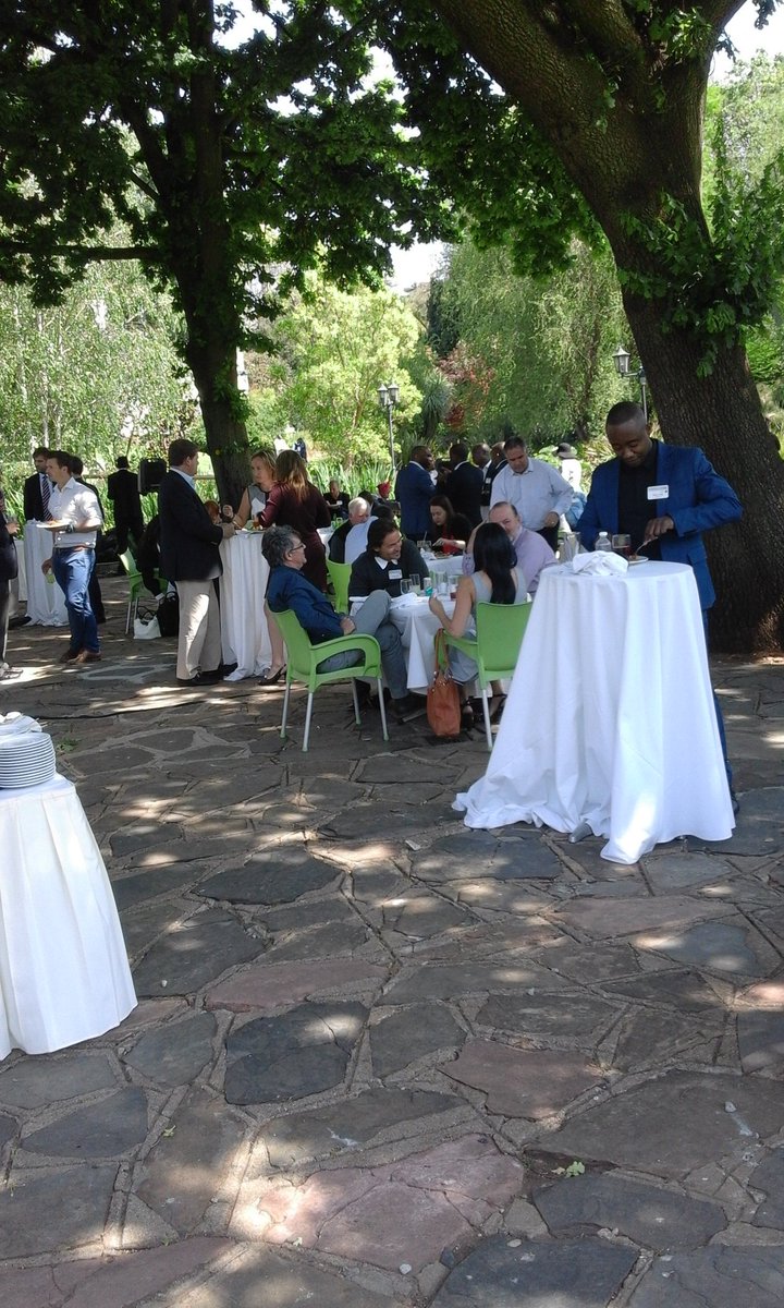 VarsityTVSA's tweet photo. Lunch at the Rose Garden. #IHSConference https://t.co/7rEym7k3wu