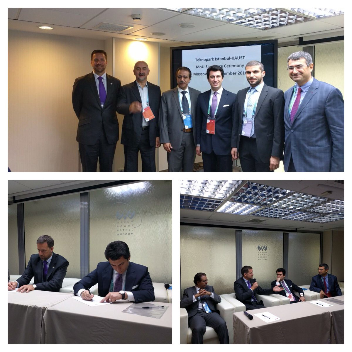 Loayalfi's tweet photo. MOU signing of KAUST and @teknopark_ist to support the exchange/soft landing of Startups and other mutual areas of interest #IASP2016 https://t.co/0bpuxuOOjj