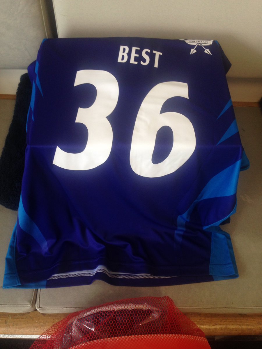 Shirts ready for tonight's <a href="/YorkshireTea/">Yorkshire Tea</a> 20 <a href="/surreycricket/">Surrey Cricket</a>. Huge stars playing to raise money for #CricketUnited