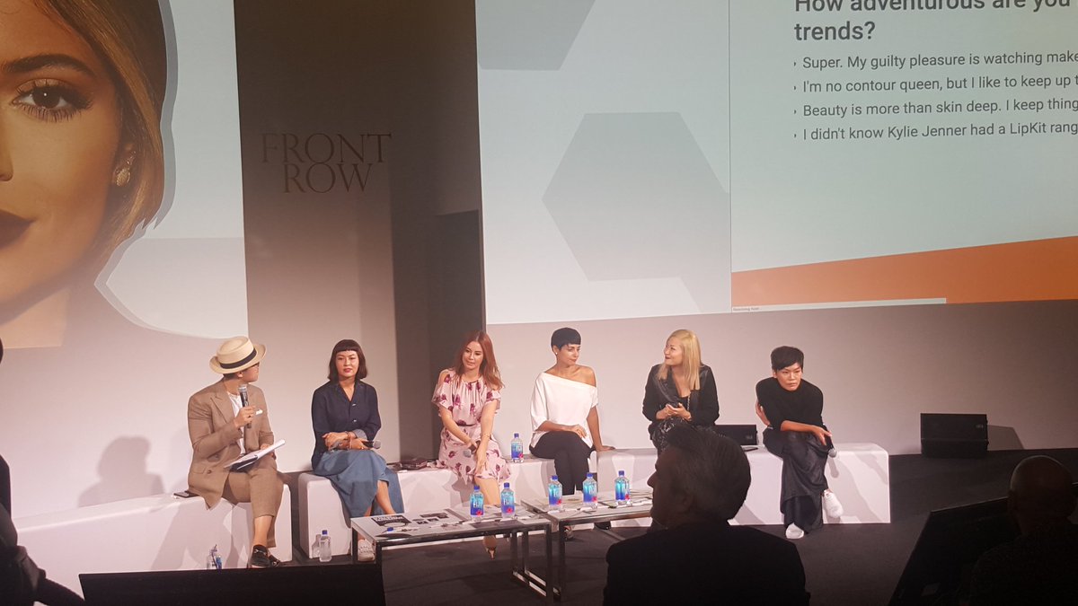 marinabaysands's tweet photo. Joining the panel to talk about beauty are FDP Prestige Hair Care Stylist, Angeline Tan, and make-up guru, Melissa Yeo. #FrontRowMBS https://t.co/IEfZa0hfZ9