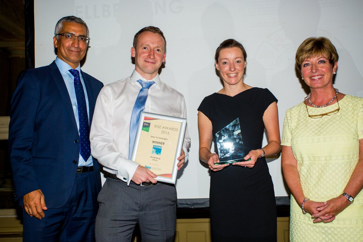 thinkBIM's tweet photo. #lsirise2016 #winners New Technologies: Winner is @atkinsglobal
for their #Wellbriefing project - congrats! https://t.co/kGo6Z1a6Cw