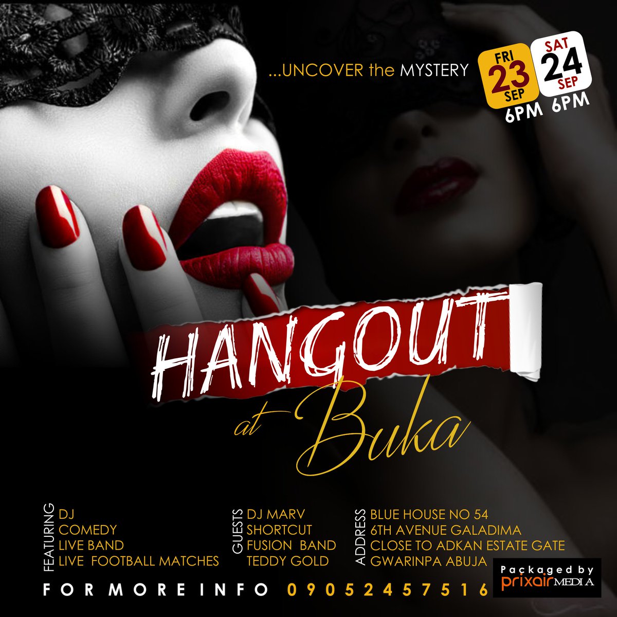 prixair's tweet photo. prixair#Hangout@buka
#DJ #Liveband #Soccerviewing #Comedy #Food #Drink #LinkUp https://t.co/AW0OZT092x