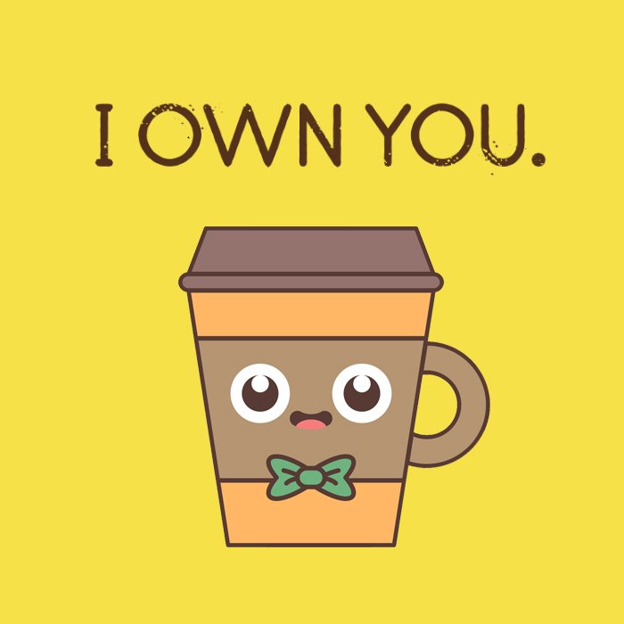bigowl_official's tweet photo. "I OWN YOU" on #bigowl 
https://t.co/aIn8pwf81h+ 
#coffee #coffeetime #cute https://t.co/octFAzg2eM