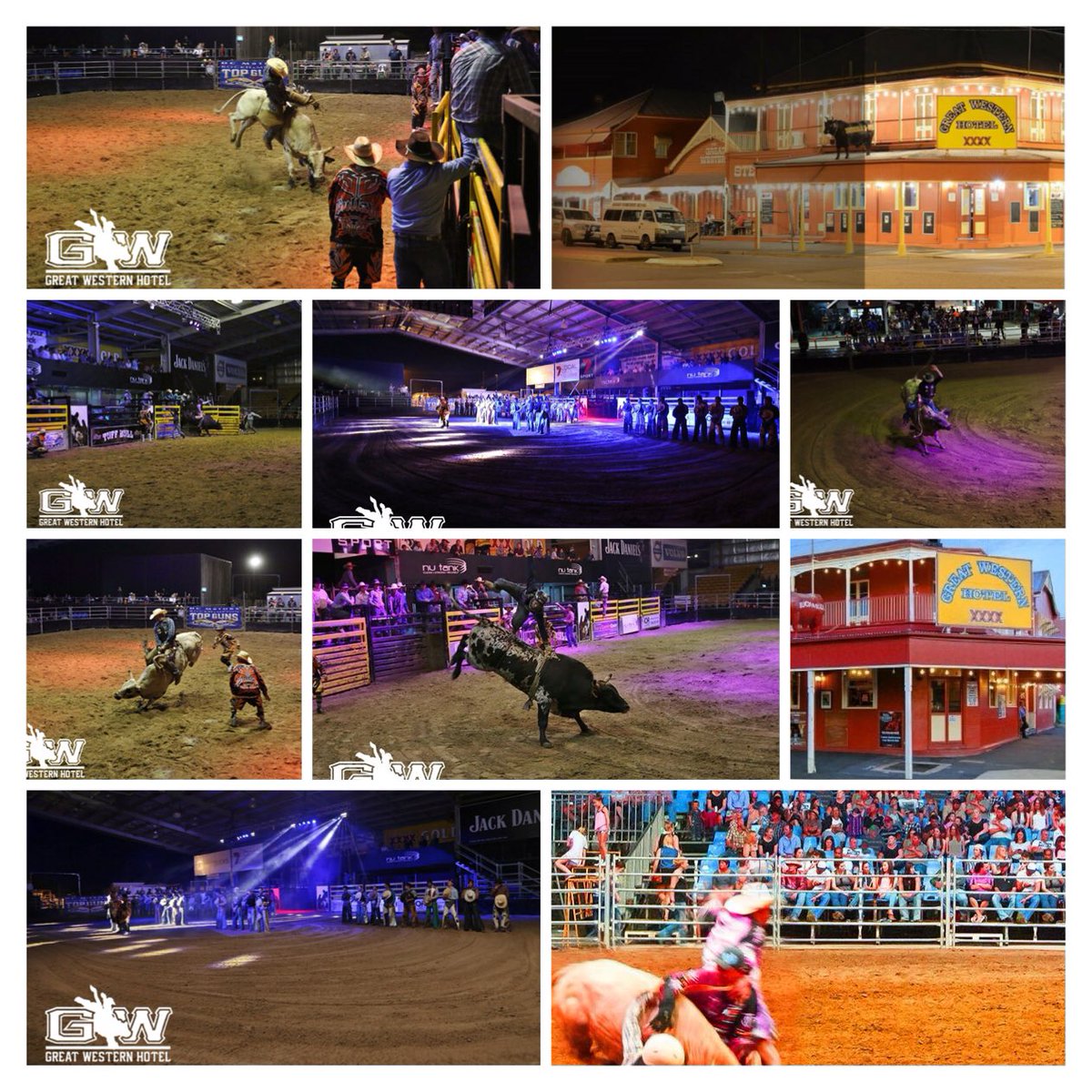 loubuzzb's tweet photo. @ScottSattler13 Great Western Hotel indoor arena hosts practise &amp; professional bull rides Wkly #letsmakeurdreamareality https://t.co/pBQOjIjyAb