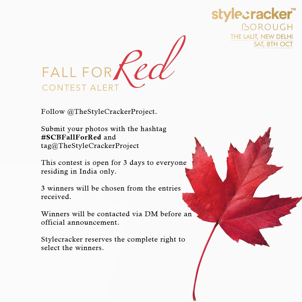 TheSC_Project's tweet photo. Let your Reds take the centre stage but, do give our TnCs a read.
#FallForRed
#Contest #ContestAlert #Win https://t.co/yEMtmbKy1K