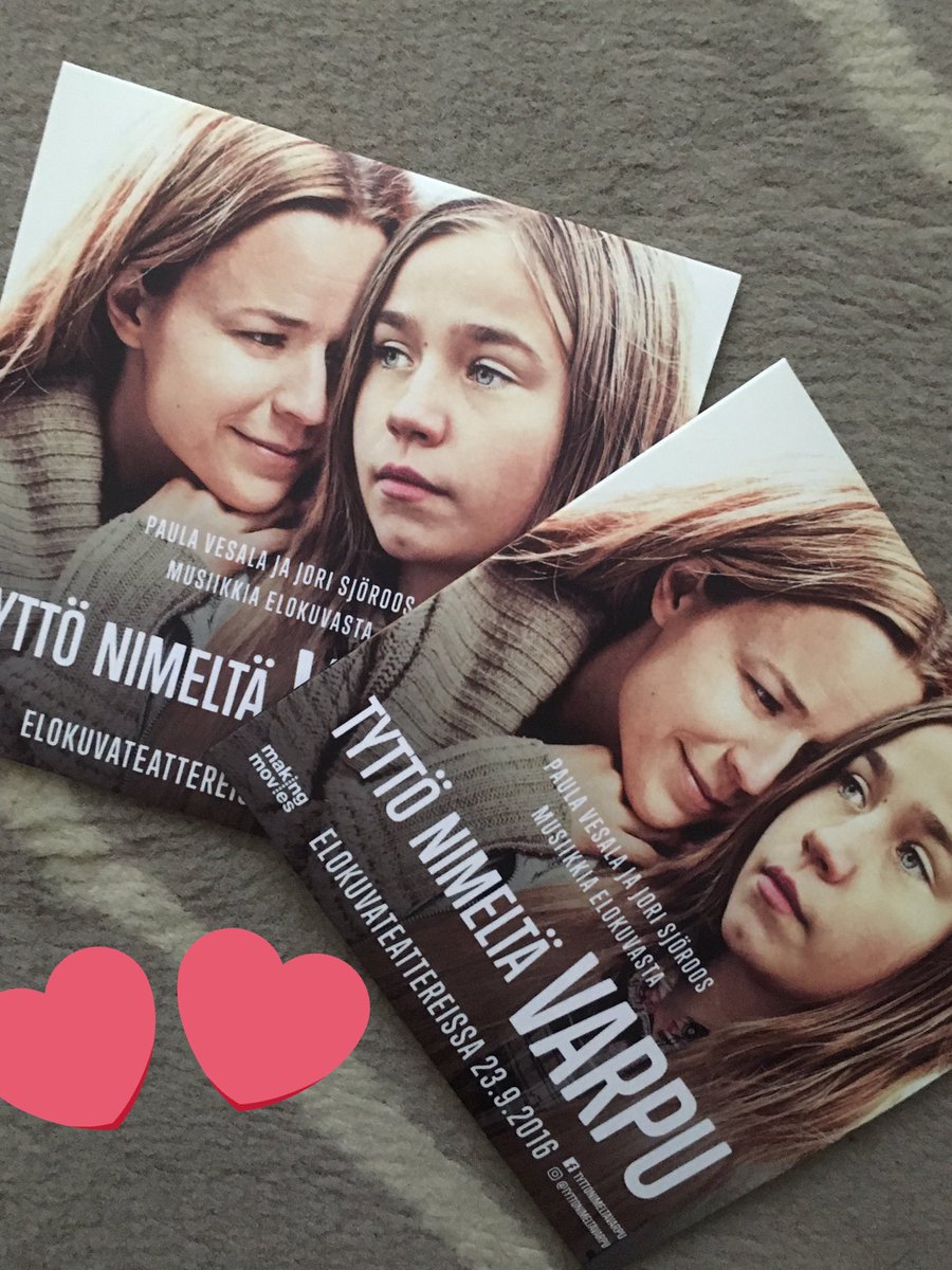 KeijonenTiia's tweet photo. Mitä ihanaa posti toi! #TyttönimeltäVarpu leffan soundtrackin, jonka voitin 😍 ihanaa! ❤️ leffan pääosassa mm. ihana @paulavesala 💕 https://t.co/f5VoO8qfpj