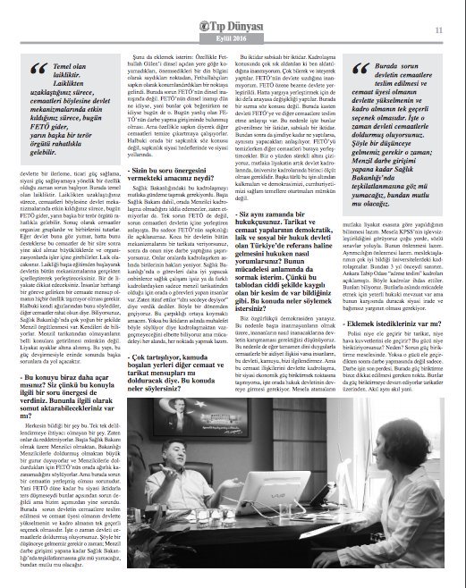 "Menzil darbe girişimi yapana kadar bekleyelim mi?" TTB ile yaptığımız röportaj, Tıp Dünyası'nda..

<a href="/ankaratabipoda/">Ankara Tabip Odası</a> <a href="/ttborgtr/">Türk Tabipleri Birliği</a>