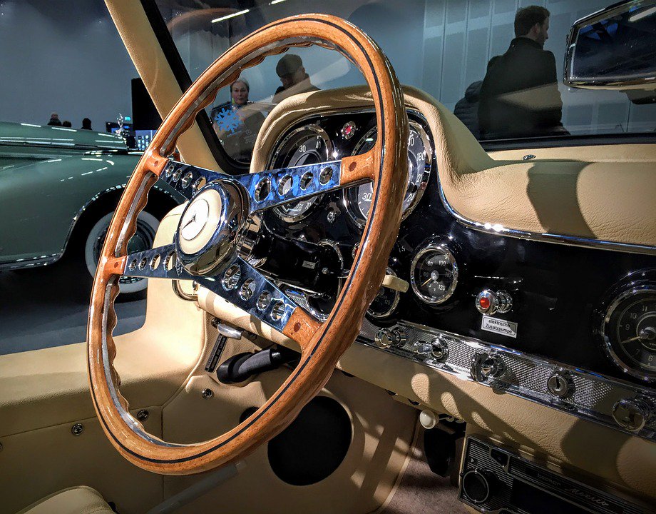 That steering wheel is a work of art….. #ThrowBackThrursday