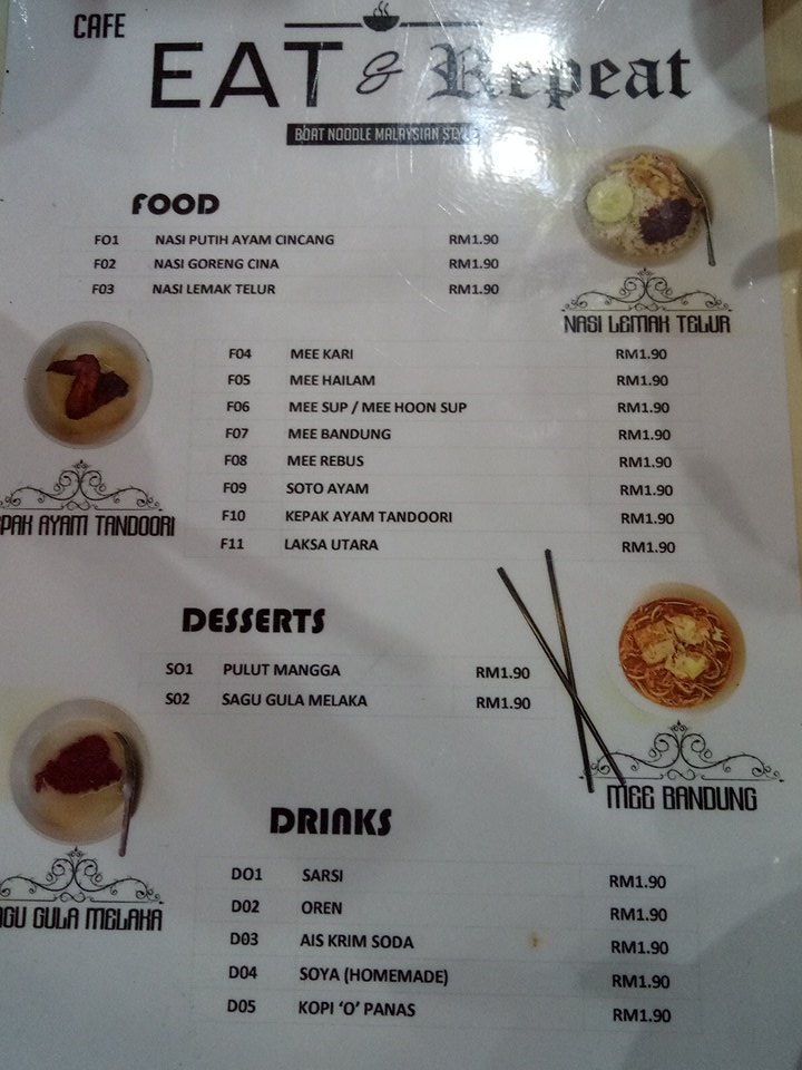 NaufalAntezem's tweet photo. Eat &amp; Repeat is now at Bandar Baru Bangi, Seksyen 15. RM 1.90 for every bowl. Sebarkan https://t.co/EHihqDgIxn