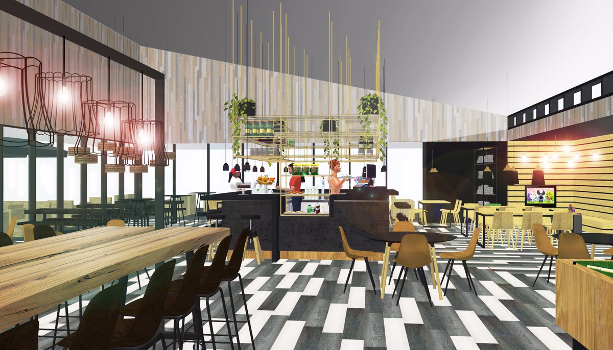 BussBV's tweet photo. #WORKINPROGRESS ONTWERP #MFA
#weloveourjob #interiordesign #restaurant #bar
#industrialdesign with #oak #concrete #plants #leather #steel https://t.co/YzCJ0rY25w