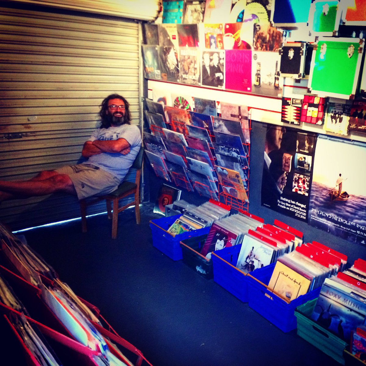 Visited Sir Malcolm White #WhiteLabelRecords today for a little light #vinyl relief...#independentrecordstore #recordstoreday #JerseyCI