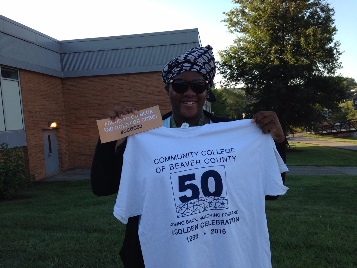 CCBCedu's tweet photo. #CCBC50 is kicking off Paint the Town Blue and Gold. Take a Selfie and tag us, plus use #CCBC50! https://t.co/Ifjnq2hbTi