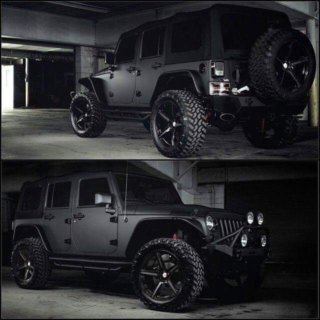 The Black Monster.😎🔥 #JeepPower