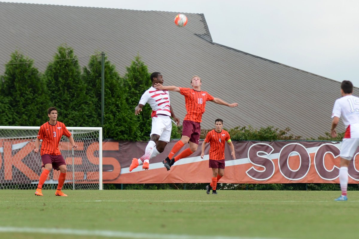 HokiesMSoccer's tweet photo. Our 7-1-0 record marks the best start in program history!!! 
(was 6-2-0 previously)

#GoHokies #JumpingForJoy https://t.co/9Q7OTaugG6