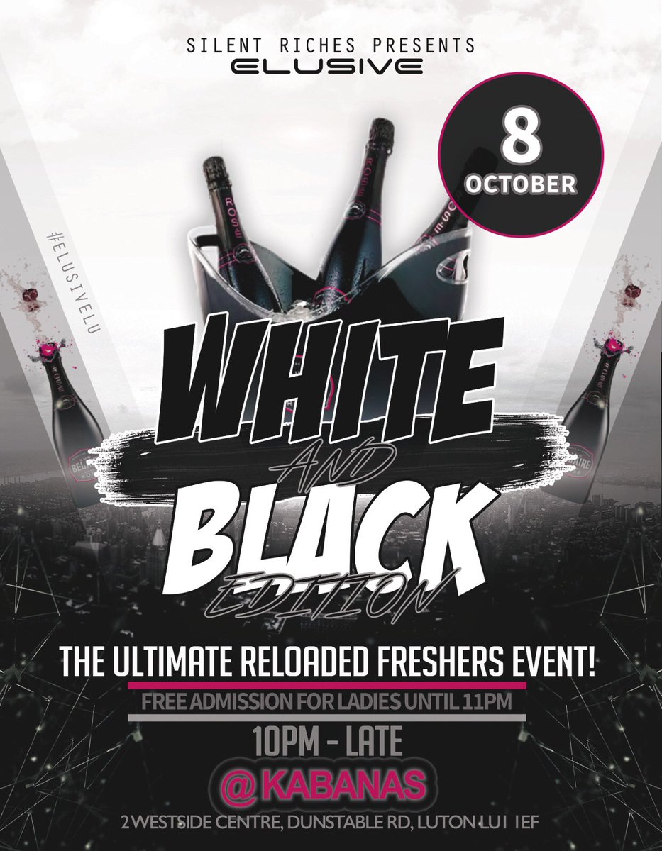 Djedottuk's tweet photo. If you are going HERTS/BEDS Uni Makes you attend These Freshers Events!! #BlackOutLU #ElusiveLU #FallOffLU #HungoverLU #ShotfestLU @djskyers https://t.co/JczXpgvP9F