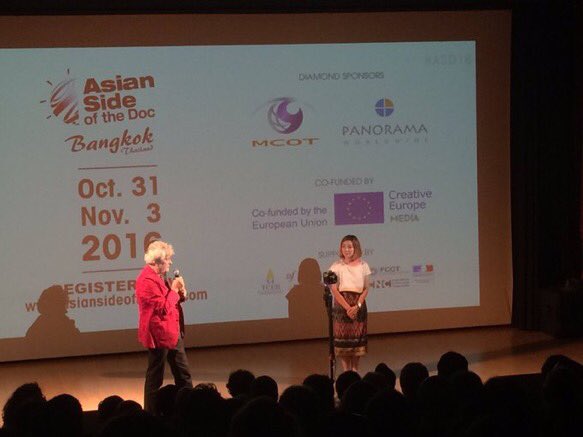 G_Garachon's tweet photo. 6 #ASEAN documentary projects shortlisted at #ASD16 workshop, at @AFBKK . The winner is #creepycrawlysuperfoods. Thanks Yves Jeanneau & team https://t.co/t1ssPUKHh1